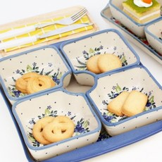 아티스티나비자 폴란드 사각 트레이 세트 144-157 블루베리, 1세트