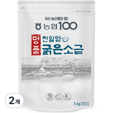 명품천일염 굵은소금, 2개, 5kg