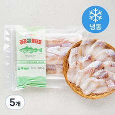 곰곰 직접썰은 동태포 (냉동), 600g, 5개
