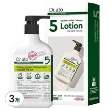 닥터아토 더블 리놀렌 카밍로션 가려운 피부용, 267ml, 3개 267ml, 3개