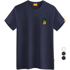 엘라모 스팽글 파인애플 반팔 티셔츠