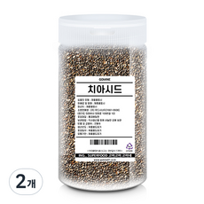 고미네 치아시드 용기, 550g, 2개