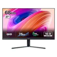 주연테크 QHD 75Hz LED PC 컴퓨터 모니터 68cm V27Q-M(무결점)