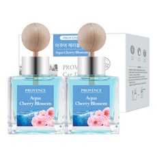 더허브샵 프로방스 차량용 디퓨저 50ml 본품, 아쿠아체리블라썸, 2개