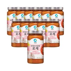 청정원 토마토와생크림 로제 스파게티소스, 600g, 12개