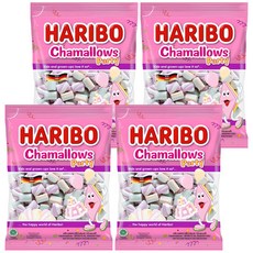HARIBO 派對棉花糖, 4包, 150g