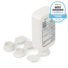 데일리픽 쉽게 끼우는 밀폐 거꾸로 캡 3종 세트, 화이트, 1세트 화이트, 1세트