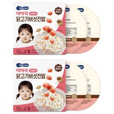 베베쿡 완료기 닭고기버섯진밥 실온이유식 2p, 혼합맛(닭고기/버섯), 220g, 2개