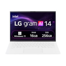 LG전자 2026 그램 AI 14 코어Ultra5 방문설치, 에센스 화이트, 14Z90U-GS5CK, 256GB, 16GB, WIN11 Home
