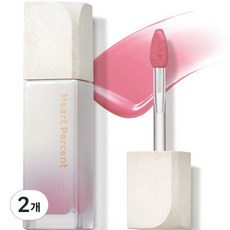 하트퍼센트 도트 온 무드 퓨어 글로우 틴트, 02 핑크로즈, 7g, 2개
