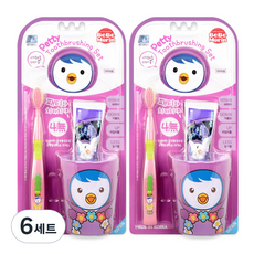베베모린 뽀로로 와 함께 치카치카 유아 양치세트 패티, 6세트