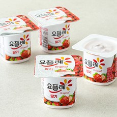 요플레 오리지널 딸기, 85g, 4개입, 1개 85g, 4개