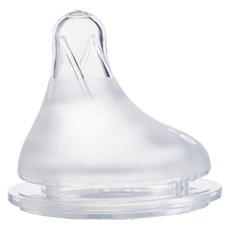nac nac 妍心35%乳感防脹氣寬口奶嘴, L(6個月以上), 1個