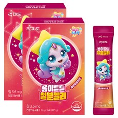Lacfido 身體強壯鐵質果凍 15入, 225g, 2個