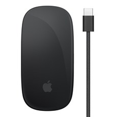 Apple 台灣公司貨 Magic Mouse 含USB-C充電連接線 MXK53TA 11.35 x 5.71 x 2.16cm 0.099kg 原廠保固, A1657, 黑色, 1個