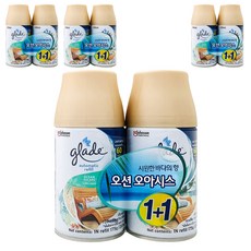 그레이드 자동분사 방향제 오션 이스케이프 리필, 538ml, 4개