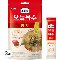 팔도 솜씨당 오늘육수 양지 6p, 90g, 3개