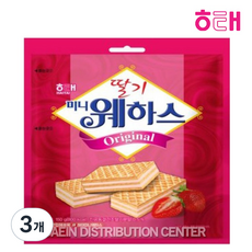 딸기 미니 웨하스, 150g, 3개