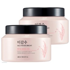 더페이스샵 미감수 브라이트 페이셜 클렌징 크림, 400ml, 2개