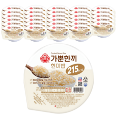 오뚜기 가뿐한끼 현미밥, 150g, 30개