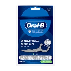 오랄비 일회용 치실, 30개입, 1세트 30개입, 1개