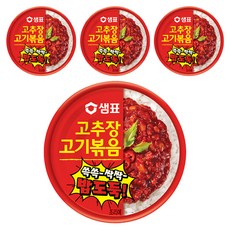Sempio 膳府 辣醬炒肉罐頭, 4個, 95g