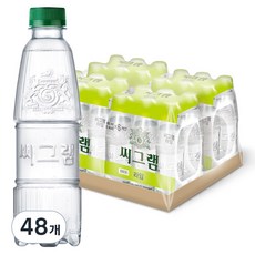 씨그램 라임 무라벨 탄산수, 350ml, 48개