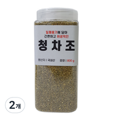 대한농산 통에담은 청차조, 800g, 2개