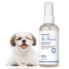 Breezy tail 狗狗Petocera保濕低刺激噴霧 保濕Plus 嬰兒爽身粉香, 100ml, 1個