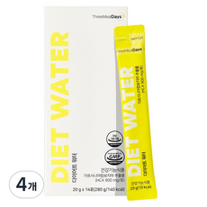 트리밀데이즈 다이어트 워터, 280g, 4개