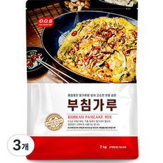 OQB 부침가루, 2kg, 3개