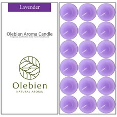 Olebien 香氛茶燈蠟燭 14g, 薰衣草, 18件