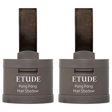 ETUDE 澎澎氣墊髮粉 3.5g, 01 Dark Brown, 2罐