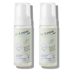 PlLeaveMe 孩童用Vegan超細緻潔面慕斯 溫和香, 2瓶, 150ml