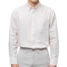 CARET 男款夏季牛津襯衫 - 淺米色, XL
