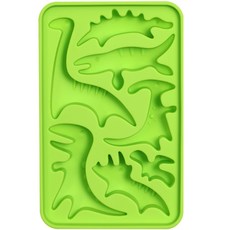 실리만 국내생산 실리콘 아이스몰드 공룡 WSK816, 1개, green