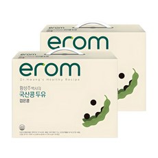 이롬 황성주 검은콩 두유, 190ml, 48개