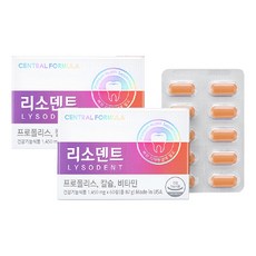 센트럴포뮬러 리소덴트, 60정, 2개