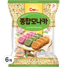 청우식품 종합모나카, 350g, 6개