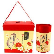 龍源茶品 鑫龍源有機茶園 國色天香富貴牡丹梨山高冷茶葉禮盒, 茶葉150g 2罐, 台灣高山茶, 有機茶葉, 精美茶葉禮盒, 1組