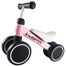 Kooma 小騎士滑步車, 蜜糖粉, 適用年齡1-3歲, 四輪設計, 行駛穩定, 1台