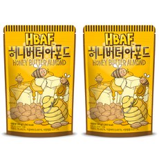 HBAF 허니버터 아몬드, 190g, 2개