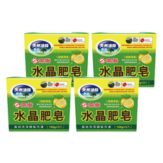 南僑水晶 水晶肥皂 檸檬清香, 450g, 4盒