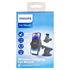 PHILIPS 飛利浦 車用Qi無線充電手機支架 DLK3525Q, 1個
