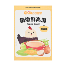 Chila 兒食樂 精燉鮮高湯 鮮蔬雞 3包 Set, 黑羽土雞, 無化學人工添加, 100g, 1盒