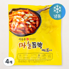 석관동떡볶이로제떡볶이팩 석관동떡볶이 마늘듬뿍맛 (냉동) 520g 4개