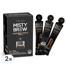 미스티브루 더치커피 콜롬비아 수프리모 액상스틱, 25ml, 30개입, 2개