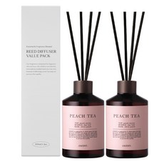 에이센트 실속형 디퓨저 + 우드스틱 5p, 피치티, 200ml, 2개