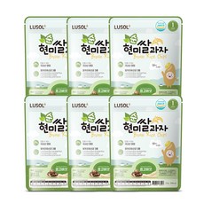 루솔 현미쌀과자, 표고버섯, 6개, 25g