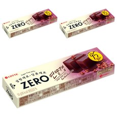 LOTTE 樂天 ZERO Zero無糖羊羹, 3條, 50g